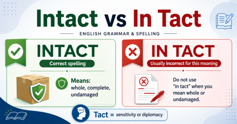 Intact vs In Tact