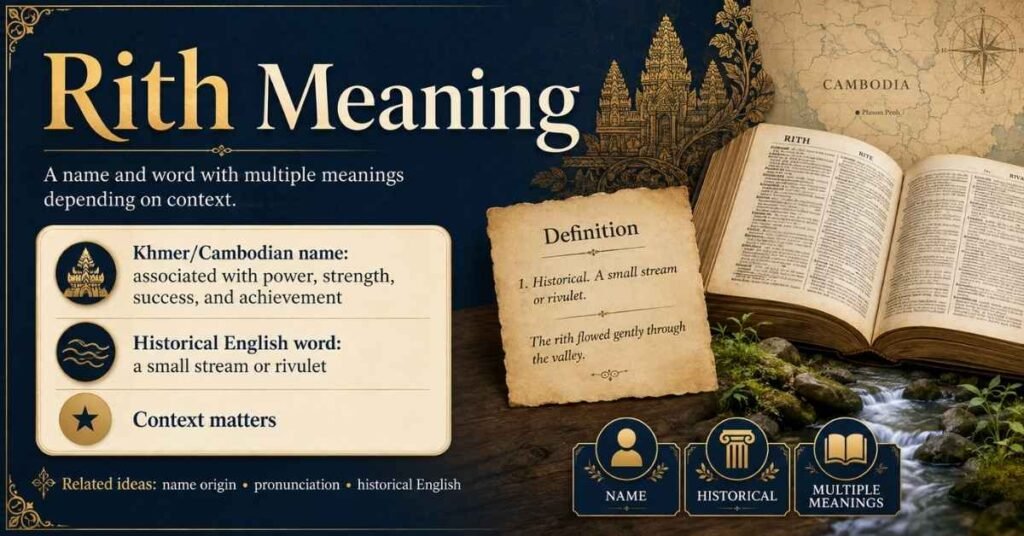 Rith Meaning