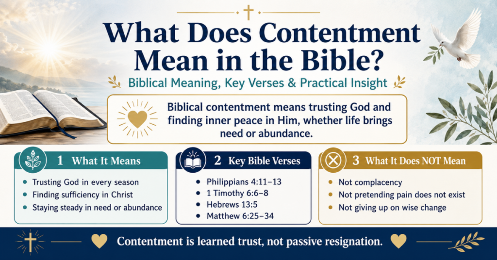 What Does Contentment Mean in the Bible