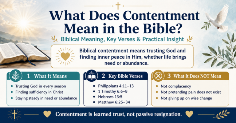What Does Contentment Mean in the Bible