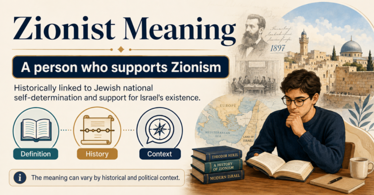 Zionist Meaning