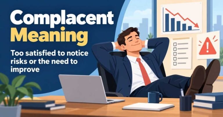 Complacent Meaning