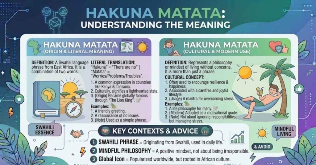 Hakuna Matata Meaning