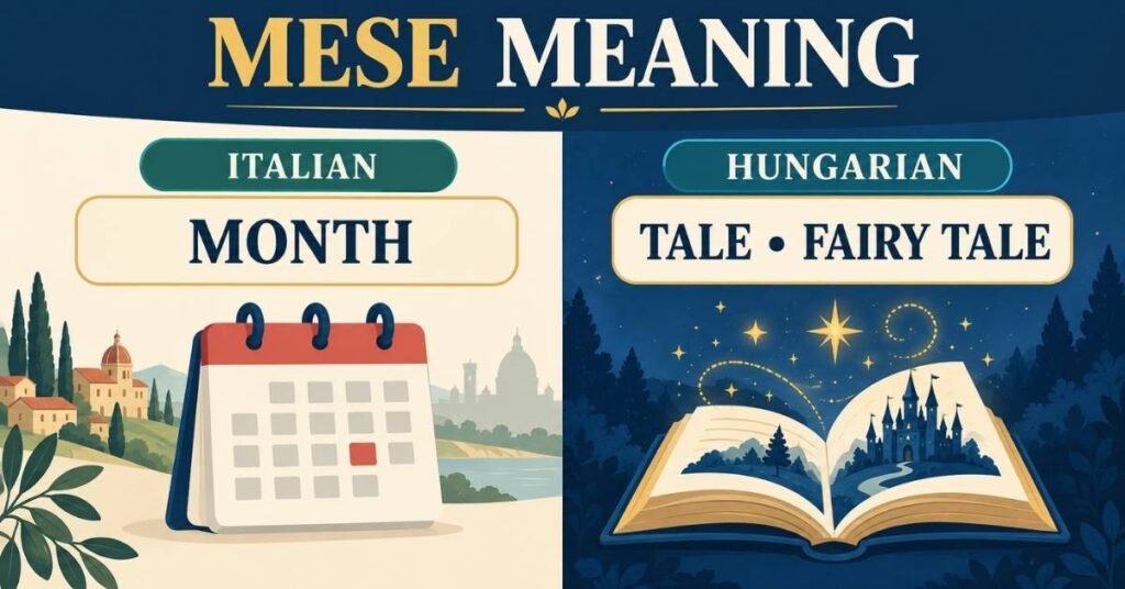 Mese Meaning