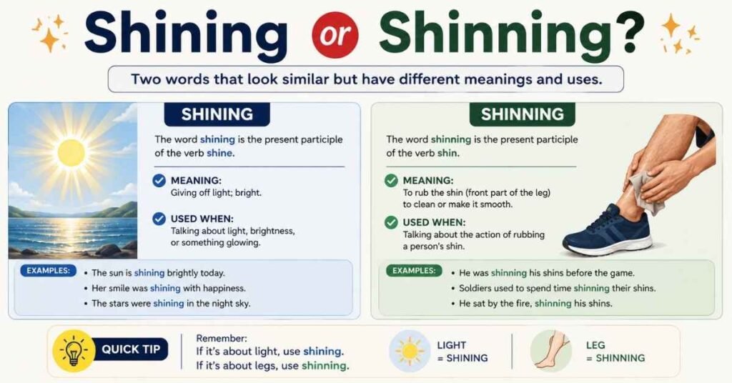 Shining or Shinning