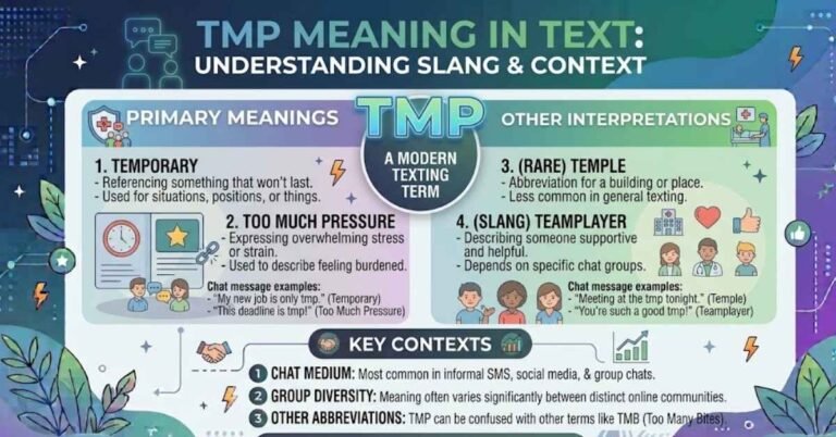 TMP Meaning in Text