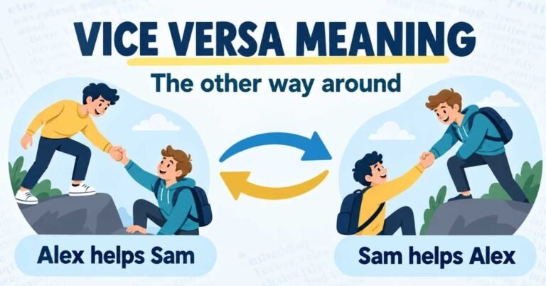 Vice Versa Meaning