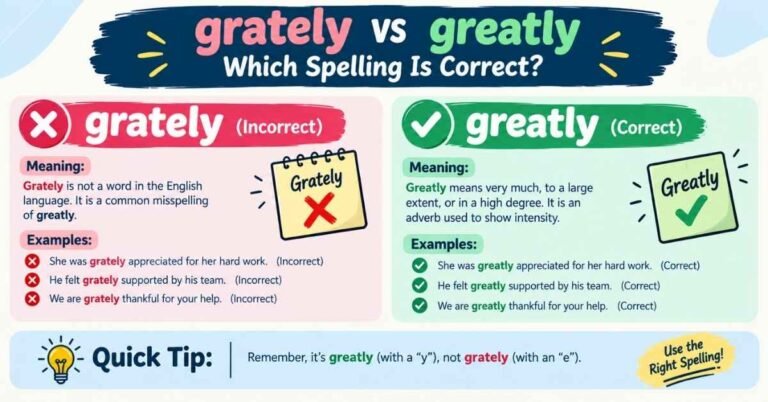 Grately vs Greatly