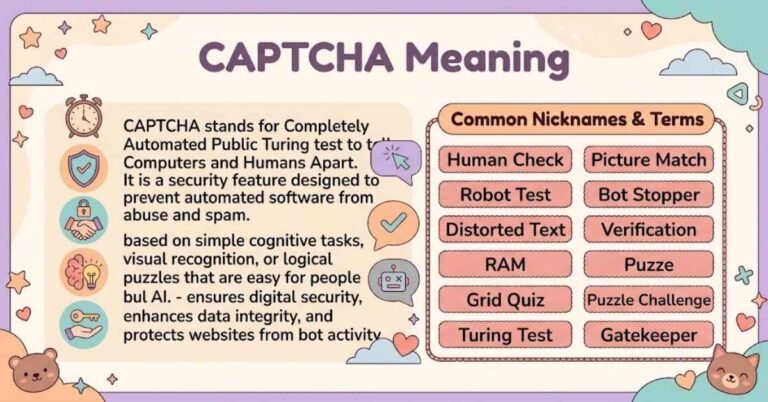 CAPTCHA Meaning