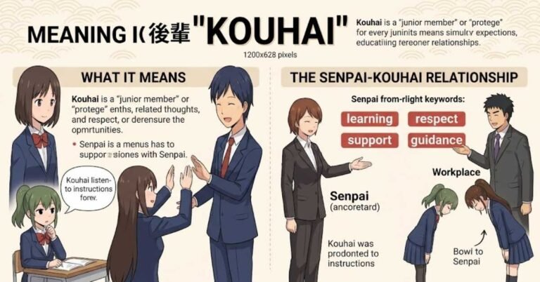 Kouhai Meaning